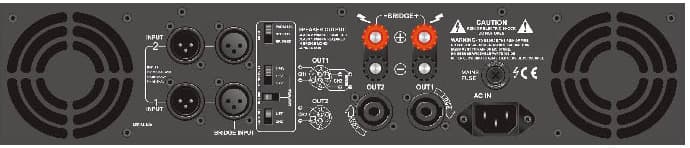 NAG MA-800 — задняя панель и коммутация